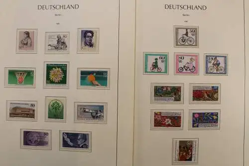 Berlin 1970-1990, postfrische komplette Sammlung auf Leuchtturm SF - 703962