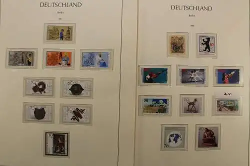 Berlin 1970-1990, postfrische komplette Sammlung auf Leuchtturm SF - 703962