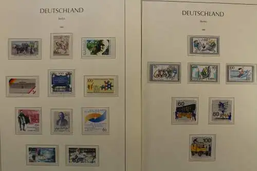 Berlin 1970-1990, postfrische komplette Sammlung auf Leuchtturm SF - 703962