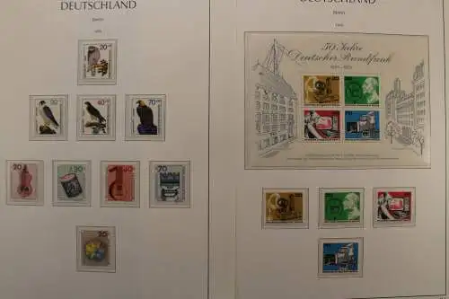 Berlin 1970-1990, postfrische komplette Sammlung auf Leuchtturm SF - 703962