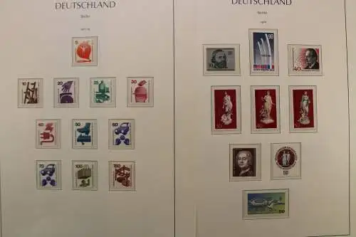 Berlin 1970-1990, postfrische komplette Sammlung auf Leuchtturm SF - 703962