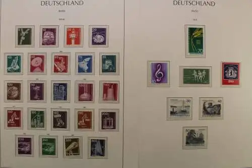 Berlin 1970-1990, postfrische komplette Sammlung auf Leuchtturm SF - 703962