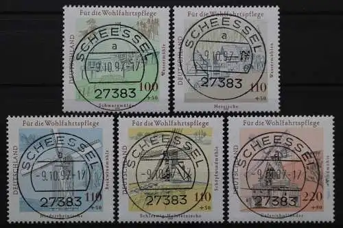 Deutschland (BRD), MiNr. 1948-1952, zentrisch Scheessel, EST - 644356