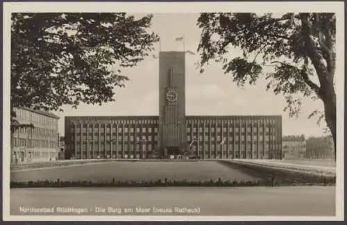 Rüstringen, Nordseebad, die Burg am Meer (neues Rathaus) - 410012