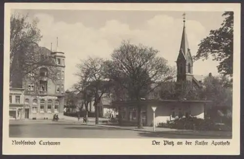 Cuxhaven, Nordseebad, der Platz an der Kaiser Apotheke - 410075