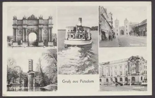 Potsdam, Brandenburger Tor Friedenskirche, Nauener Tor, Hauptpost - 410069