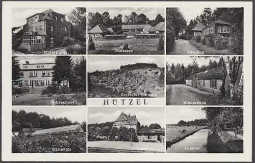 Hützel, 9 Bilderkarte - 410128