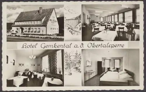 Altenau, Hotel und Restaurant Gemkental an der Okertalsperre Bes. Frau E. Moock - 410127