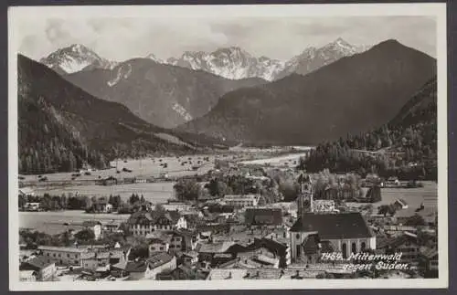 Mittenwald, Ansicht gegen Süden - 410079