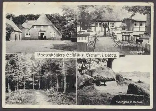 Stenum in Oldbg., Backenköhlers Gaststätte - 410320