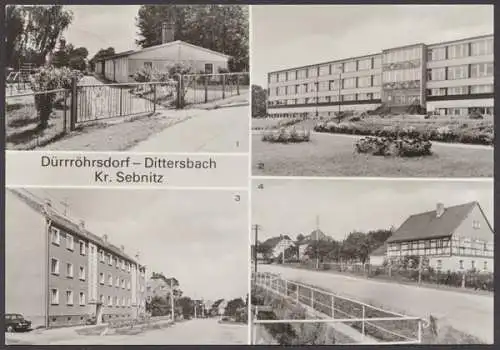 Dürrröhrsdorf-Dittersbach / Kr. Sebnitz, Ortsansichten - 410361