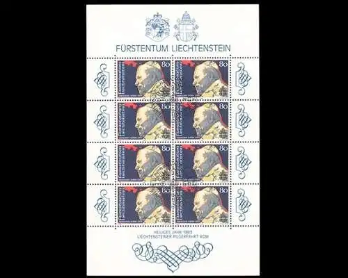 Liechtenstein, MiNr. 830 Kleinbogen, ESST - 691931