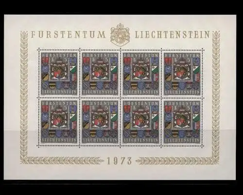 Liechtenstein, MiNr. 590 Kleinbogen, postfrisch - 691996