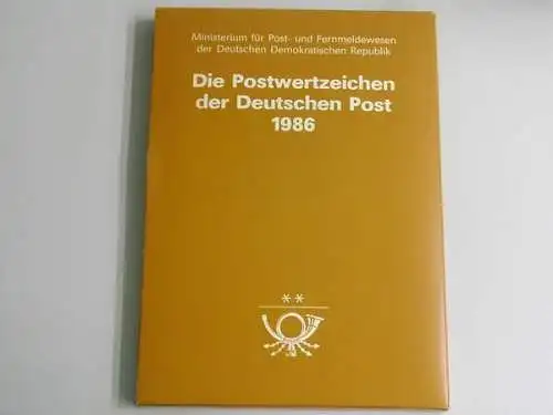 DDR, Jahrbuch 1986, postfrisch - 200512