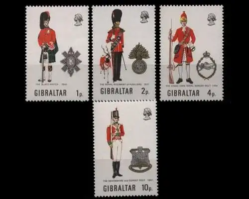 Gibraltar, MiNr. 279-282, postfrisch - 691956