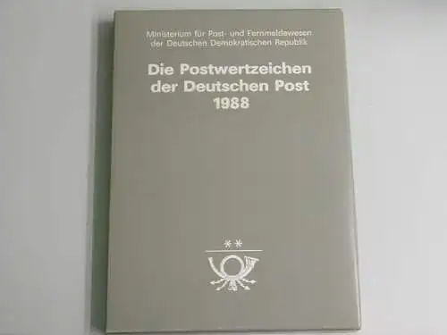 DDR, Jahrbuch 1988, postfrisch - 200514