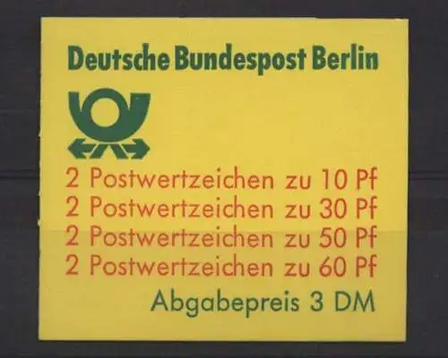 Berlin, MiNr. MH 12 cb, postfrisch - 694482