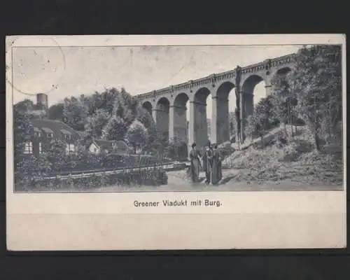 Greene, Viadukt mit Burg - 400534