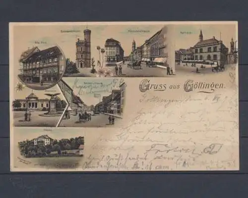 Göttingen, Bismarckthurm, Rathaus, Anatomie, Weenderstrasse - 401665