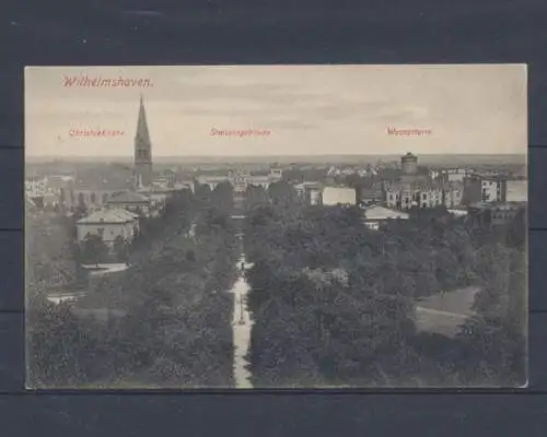 Wilhemshaven, Christuskirche, Stationsgebäude, Wasserturm - 401940