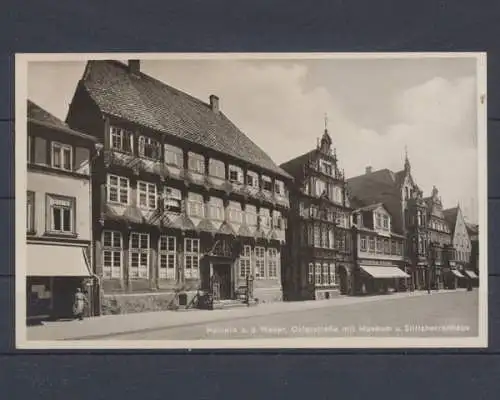 Hameln, Osterstrasse mit Museum u. Stiftsherrenhaus - 401416