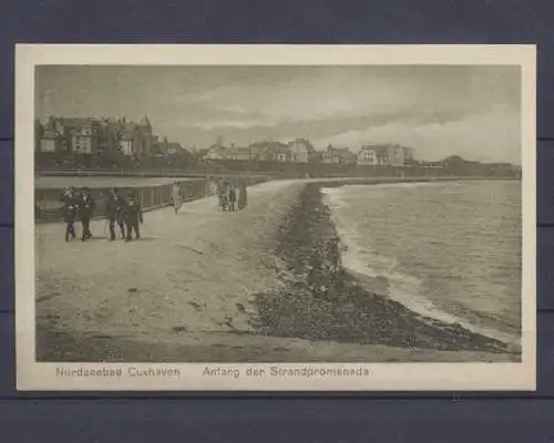 Cuxhaven, Nordseebad, Anfang der Strandpromenade - 401589