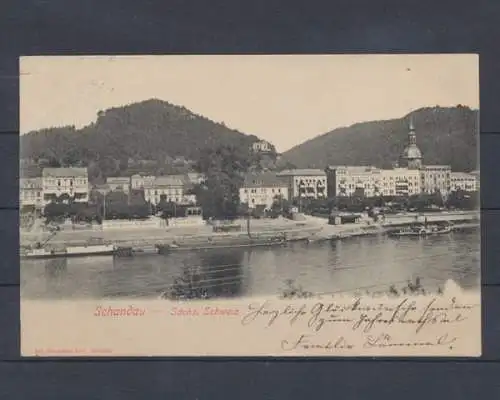 Schandau, Sächs. Schweiz, Ortsansicht - 401798