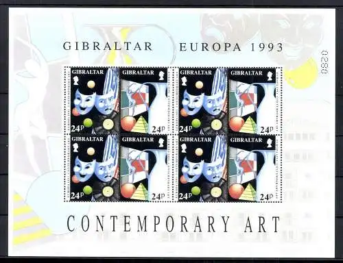 Gibraltar, MiNr. 654-657 Kleinbögen, postfrisch - 693001