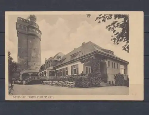 Baden-Baden, Merkur - Berghotel mit Turm - 402147