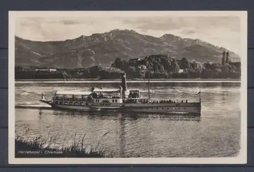 Herreninsel, i. Chiemsee, Blick auf die Insel - 402183