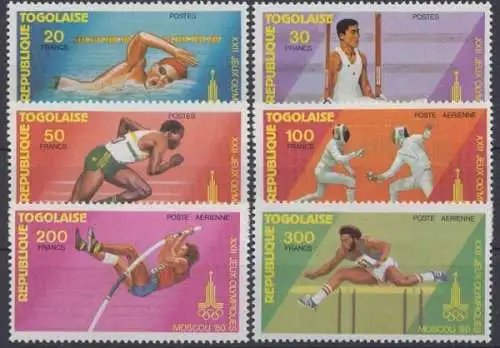 Togo, Michel Nr. 1422-1427, postfrisch - 65176