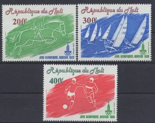 Mali, MiNr. 755-757, postfrisch - 692860