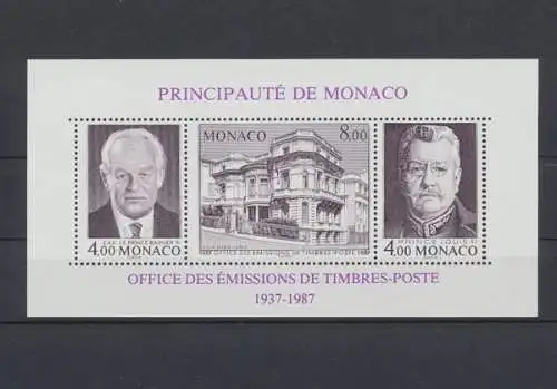 Monaco, MiNr. Block 37 A, postfrisch - 690048