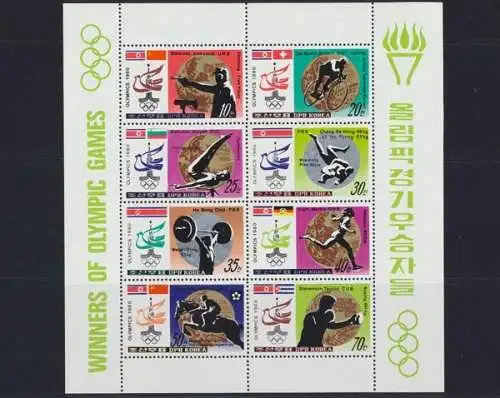 Korea - Nord, MiNr. 2052-2059 KB, postfrisch - 65800