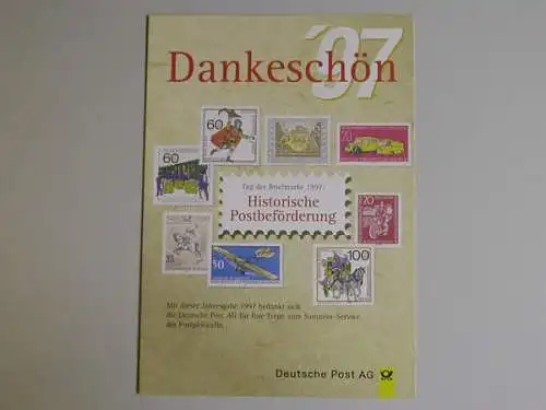 Deutschland (BRD), MiNr. Block 41, Jahresgabe der Versandstelle 1997 - 200360