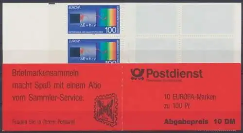 Deutschland (BRD), Michel Nr. MH 30, postfrisch - 609573