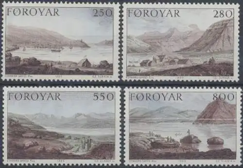 Färöer, MiNr. 112-115, postfrisch - 694754