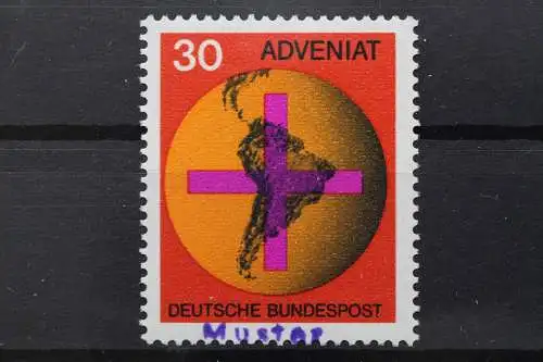 Deutschland (BRD), MiNr. 545, Muster, Falz - 642885