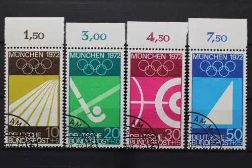 Deutschland (BRD), MiNr. 587-590, Oberrand, gestempelt - 642926