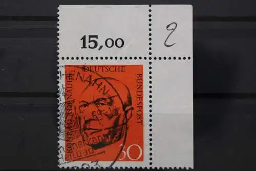 Deutschland (BRD), MiNr. 567, Ecke rechts oben, gestempelt - 645752