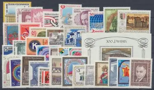 Österreich, MiNr. 1728-1762, Jahrgang 1983, postfrisch - 610616