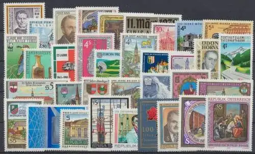 Österreich, MiNr. 1909-1943, Jahrgang 1988, postfrisch - 610621