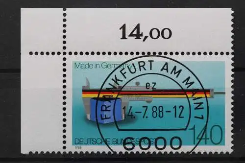 Deutschland (BRD), MiNr. 1378, Ecke links oben, VS F/M, EST - 644501