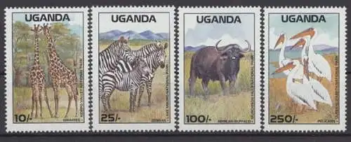 Uganda, MiNr. 617-620, postfrisch - 70735