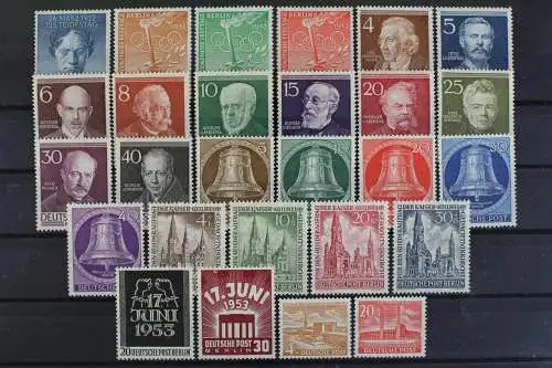 Berlin, MiNr. 87-113, Jahrgang 1952-1953, postfrisch - 618981