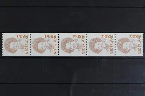 Niederlande, MiNr. 1411, Fünferstreifen m. Zählnummer, postfrisch - 618231