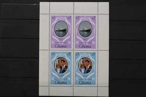 Ghana, MiNr. 898-899, Heftchenblatt, postfrisch - 645331