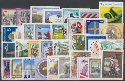 Österreich, MiNr. 2240-2271, Jahrgang 1998, postfrisch - 610613