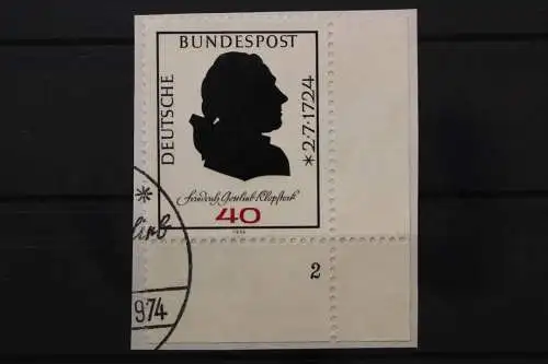 Deutschland (BRD), MiNr. 809, Ecke rechts unten, FN 2, Briefstück - 647250