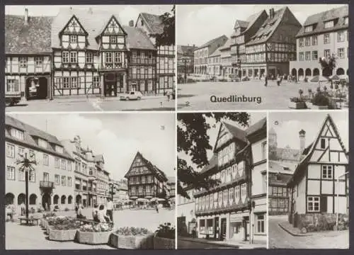 Quedlinburg, Klopstockhaus, Markt, Schneemelcherhaus, Finkenherd - 404163